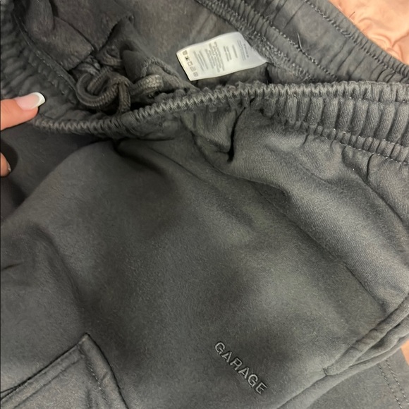 Garage Gray Cargo Pants with Elastic Waistband - Picture 2 of 2